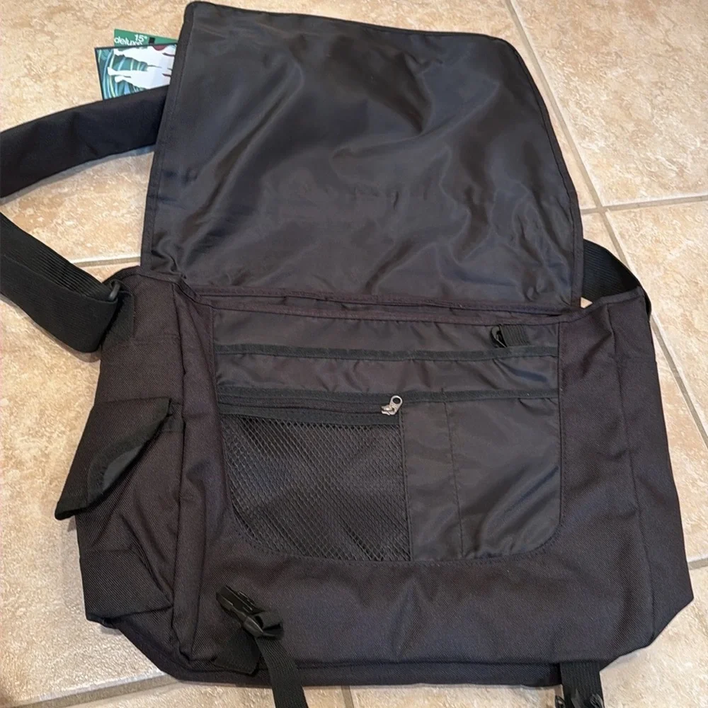Black Messenger Bag by Jansport